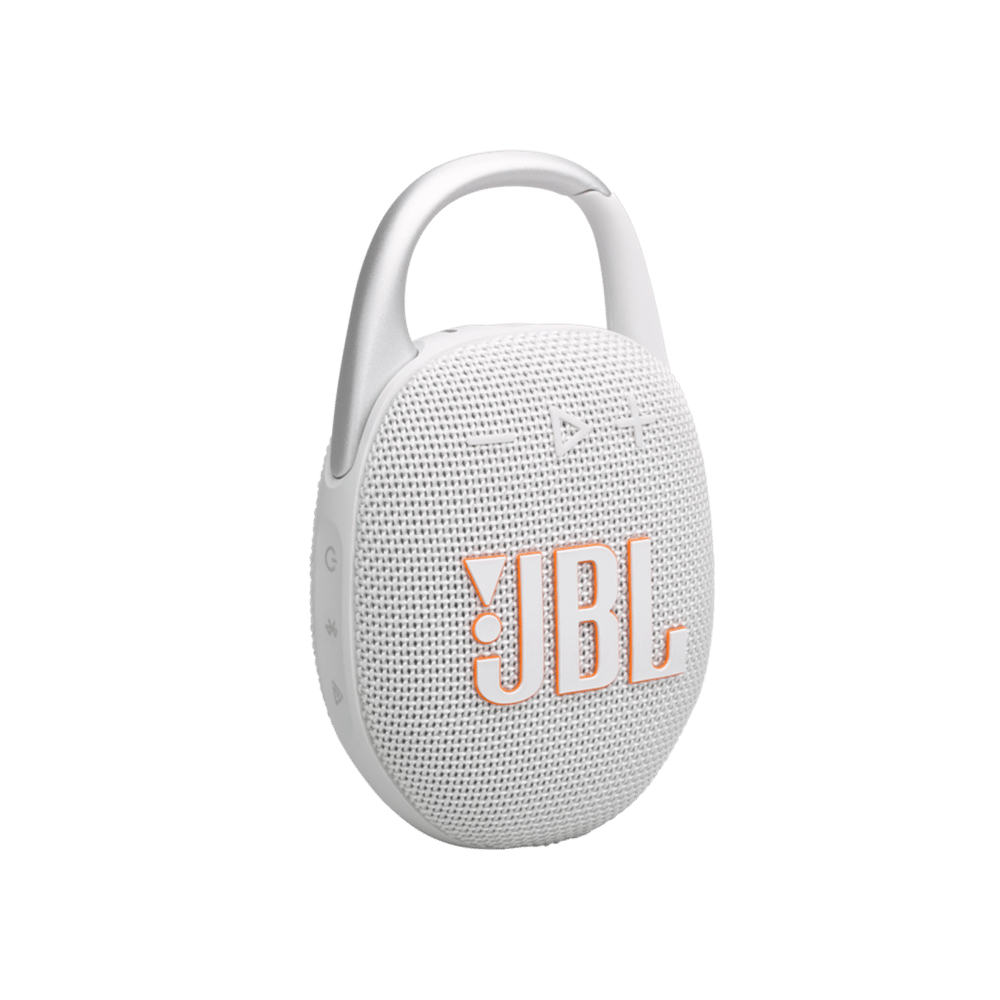 JBL Clip5 Bluetooth Hoparlör IP67 Beyaz Hoparlör