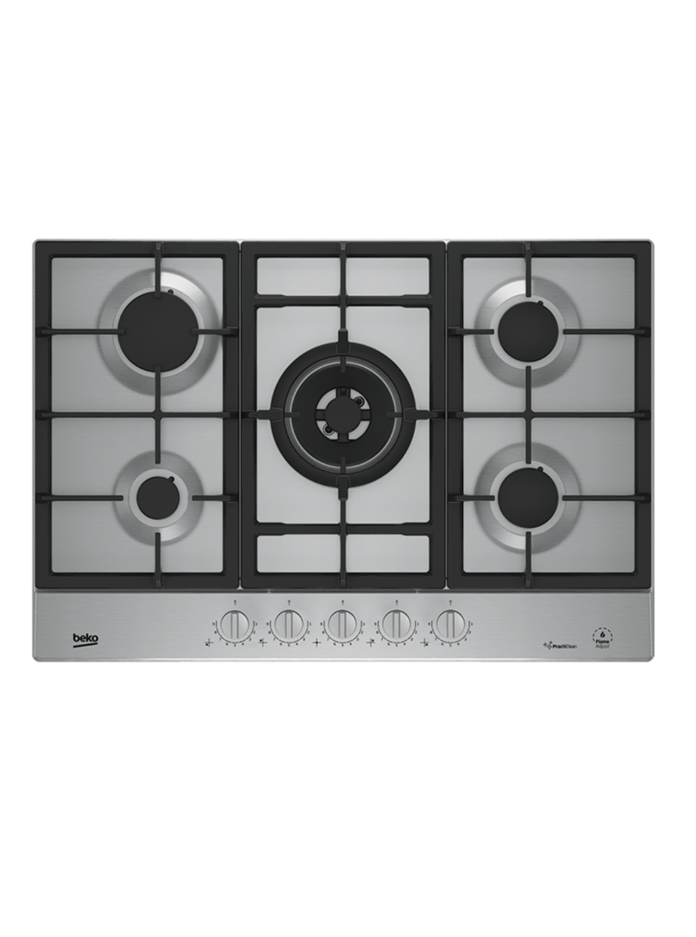 KOMW 75250 DI Gazlı Inoks Metal Tablalı Ocaklar