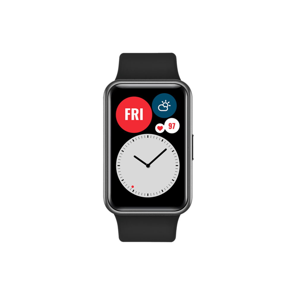 New Huawei Watch Fit STIA-B09 Black Giyilebilir Teknoloji