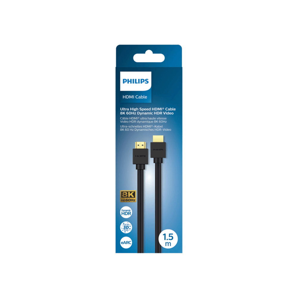 Philips HDMI 2.1 Kablo 1.5m Çevre Birimleri