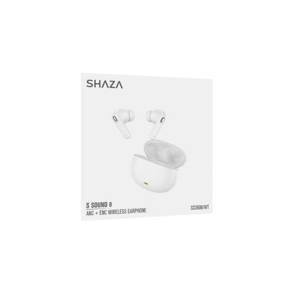 SHAZA S Sound 8 Bluetooth Kulaklık Beyaz Kulaklık