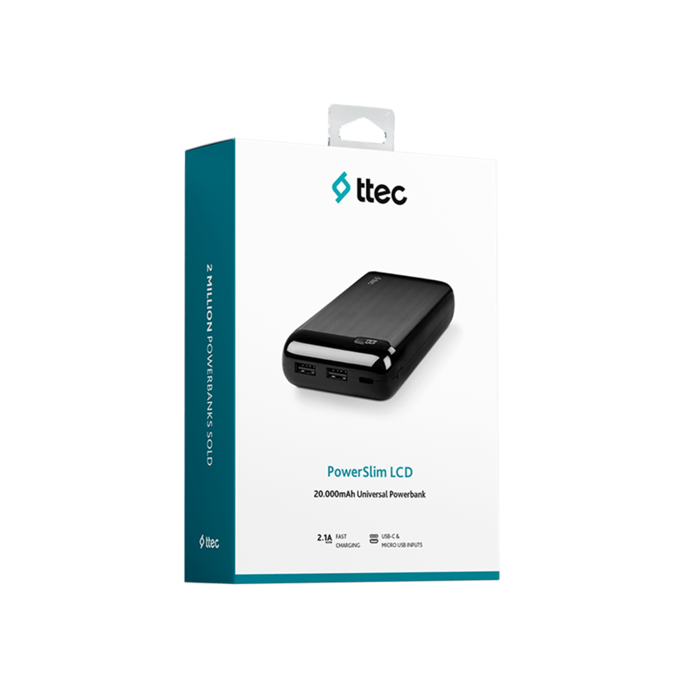 Ttec 2BB184S PowerSlim 20.000 Powerbank Cep Telefonu Aksesuarları