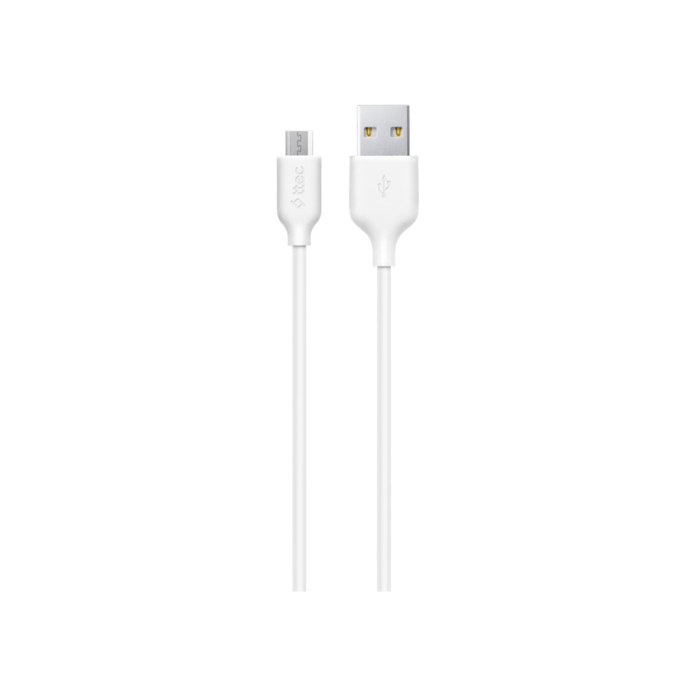 Ttec 2DK7530B Micro Usb Kablosu-Beyaz Cep Telefonu Aksesuarları