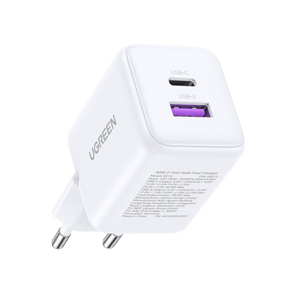 UGREEN 30W 2 Portlu Hızlı Şarj Cihzı Byz Cep Telefonu Aksesuarları