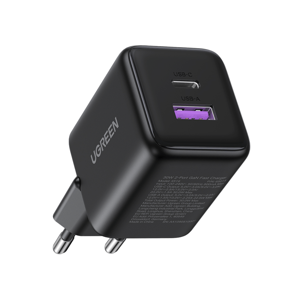 UGREEN 30W 2 Portlu Hızlı Şarj Cihzı Syh Cep Telefonu Aksesuarları