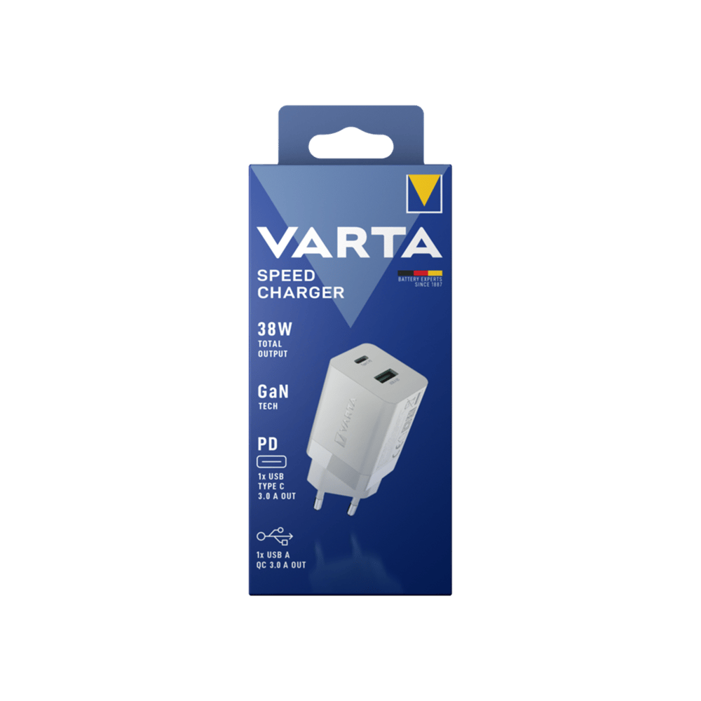 VARTA Hızlı Şarj Adaptör 38W Şarj Cihazları