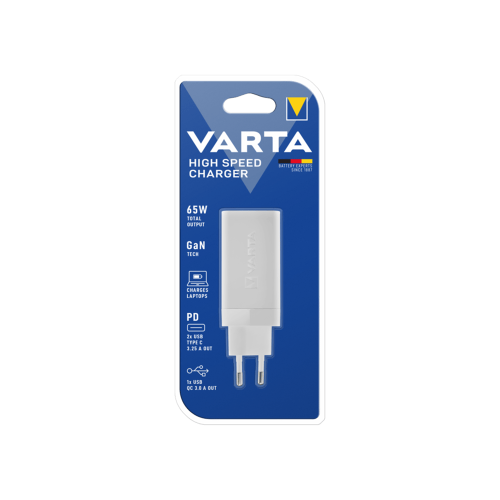 VARTA Hızlı Şarj Adaptör 65W Şarj Cihazları