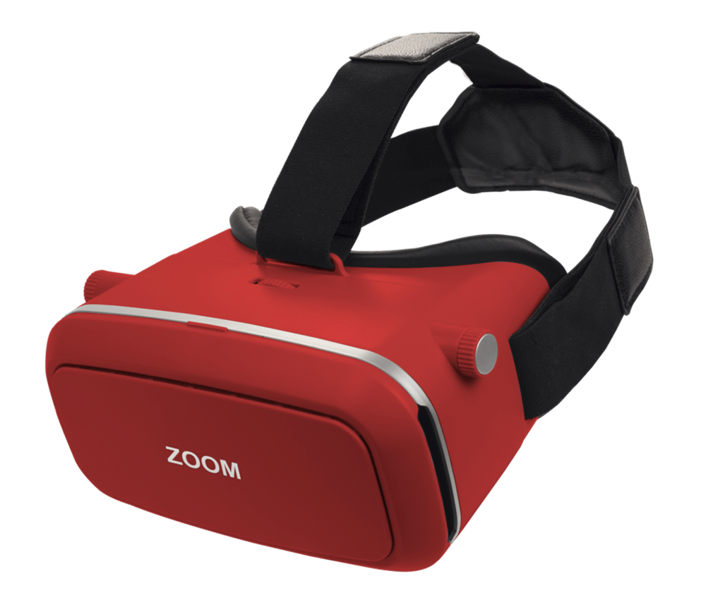 ZOOM Virtual Reality Headset Kırmızı Giyilebilir Teknoloji