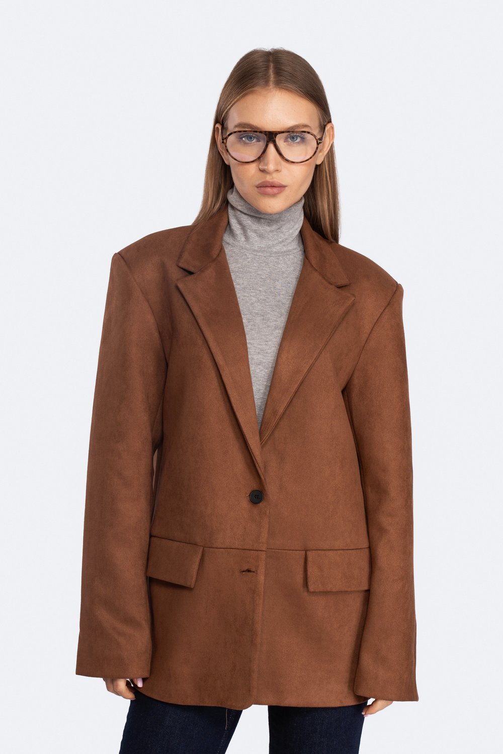 Süet Camel Ceket 