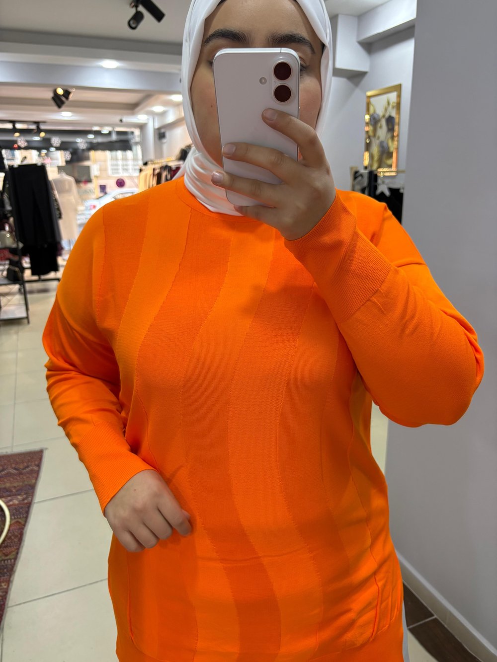 TRİKO TURUNCU TUNİK