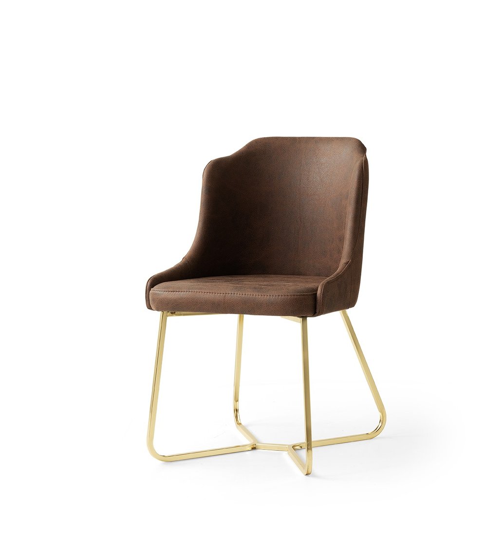 Vesta Gold Silver Sandalye
