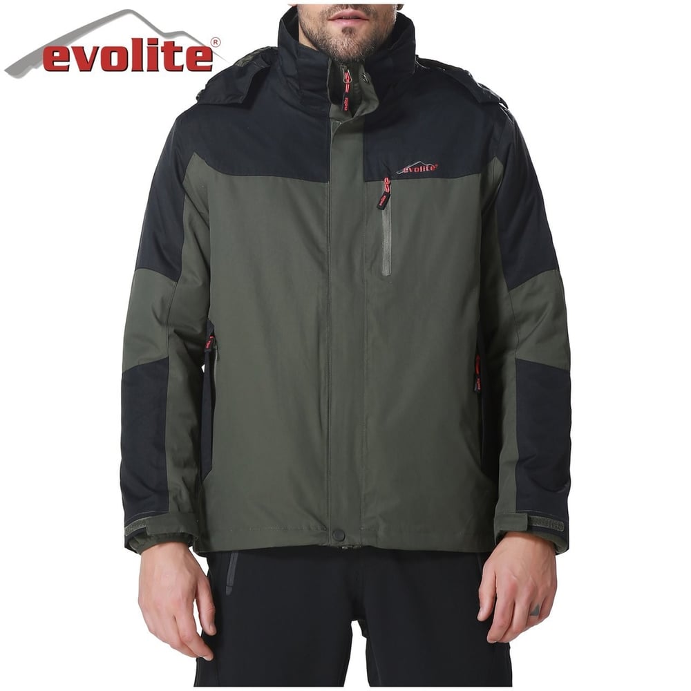 Evolite Diva Erkek 3in1 Haki/Siyah Mont