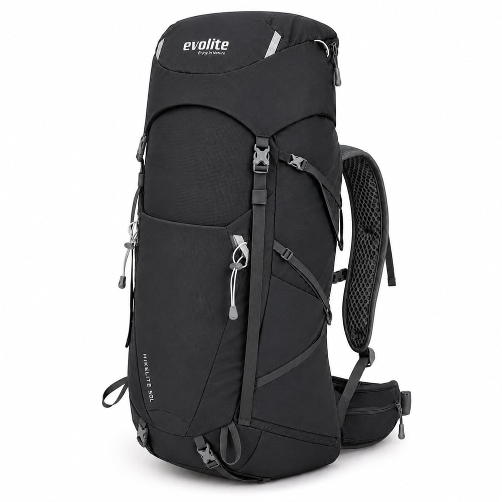 Evolite HikeLite 50L Sırt Çantası - Siyah