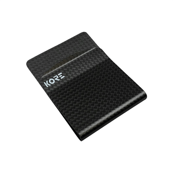KORE İnce Taktikal Cüzdan + Carbon Fiber Para Klipsi