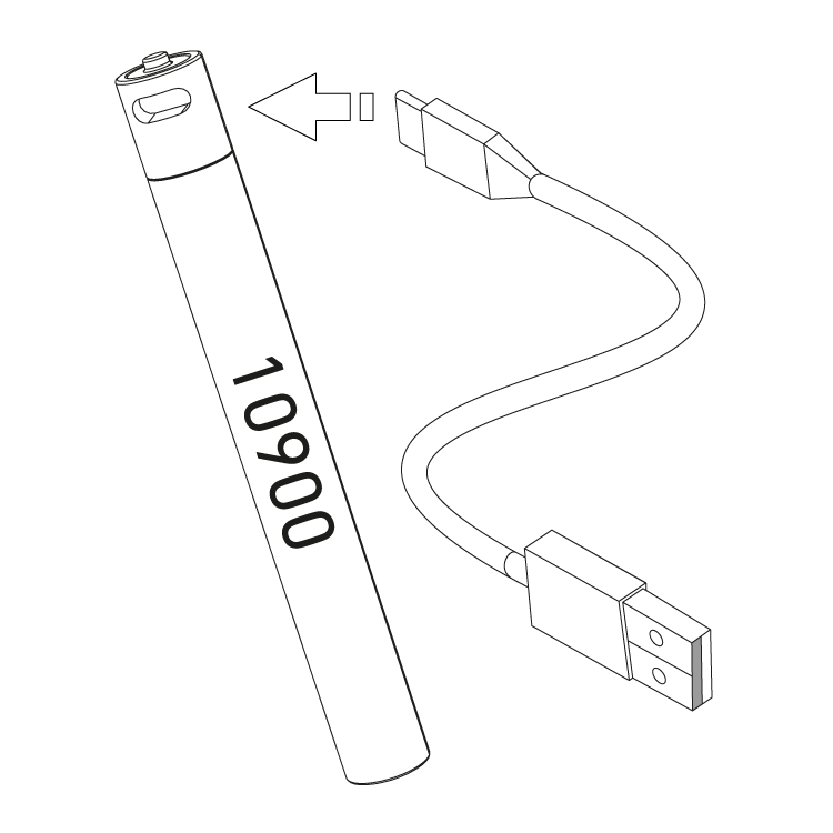 Led Lenser 10900 , 600 mAh / P4R Core Yedek Pil
