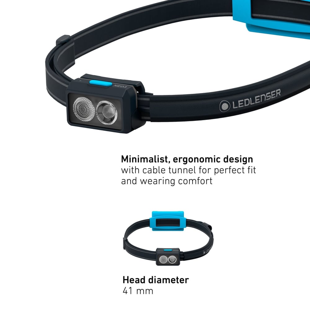 Led Lenser NEO3 Blue Kafa Feneri