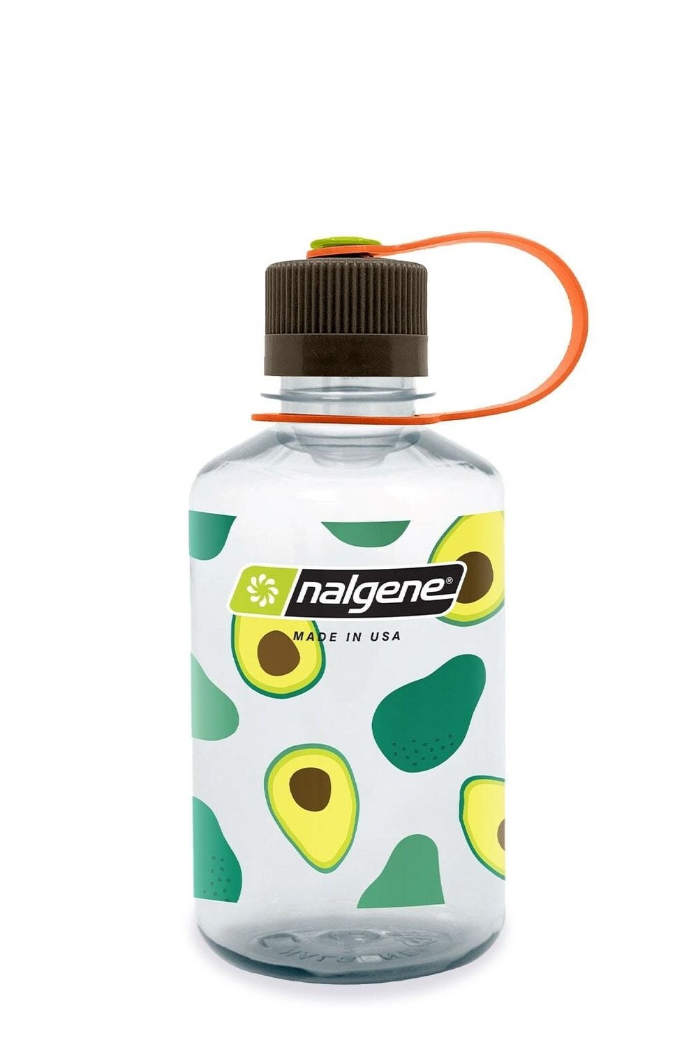 Nalgene 16oz NM Clear w/Avocados print