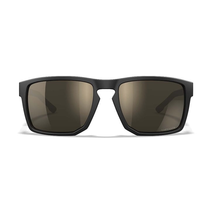 WILEY X APEX Captivate Polarize Tungsten Aynalı Güneş Gözlüğü (Siyah)