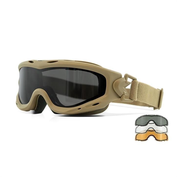 WILEY X SPEAR DUAL Balistik Goggle (3 Lens)
