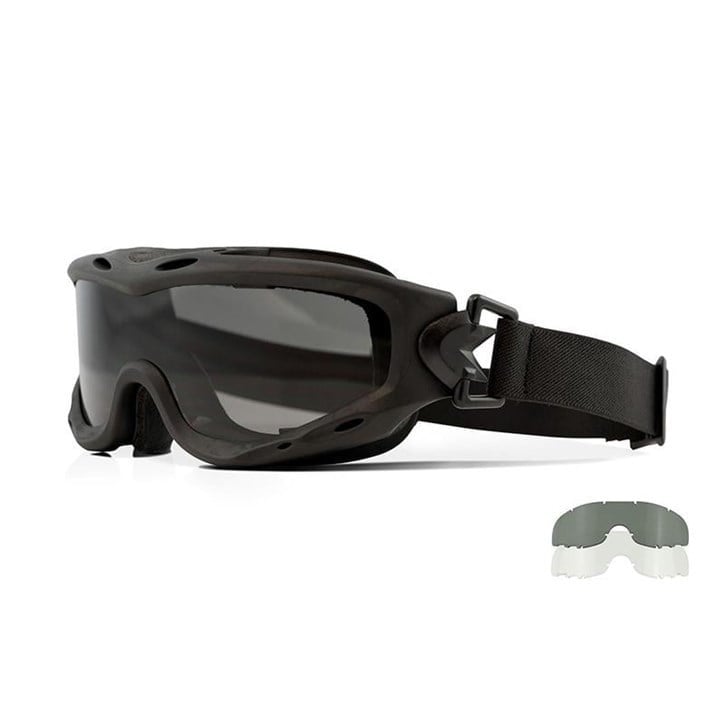 WILEY X SPEAR Goggle  Balistik Gözlük (2 Lens) (Siyah)