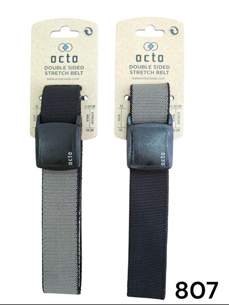 Octo Çift Taraflı ( Çift Renkli ) Streç Kemer