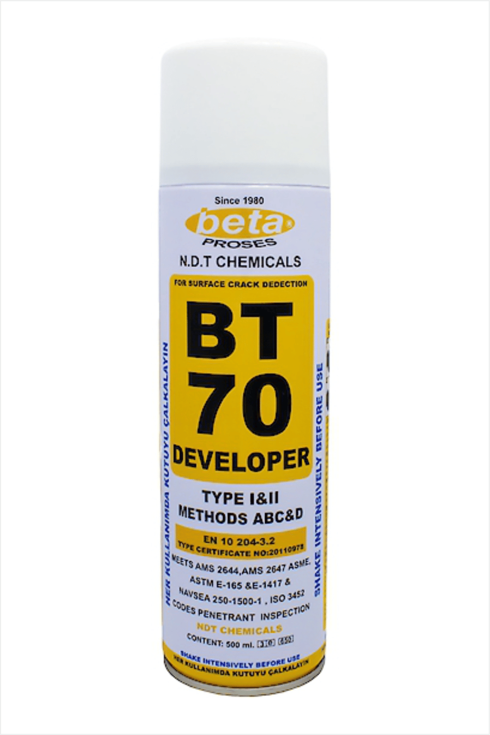BT - 70 Developer Sprey 550 ml