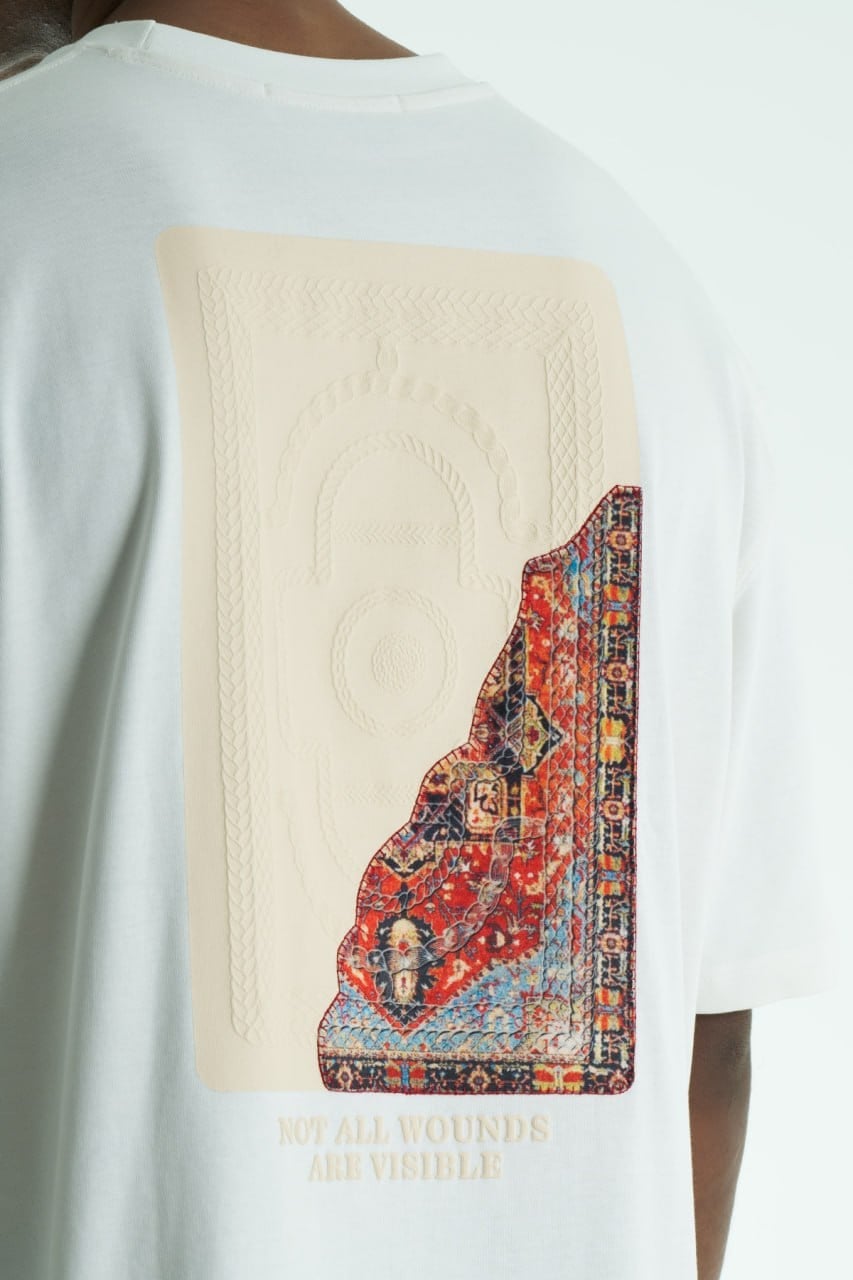 Invisible Wounds Oversize Tasarım Tişört