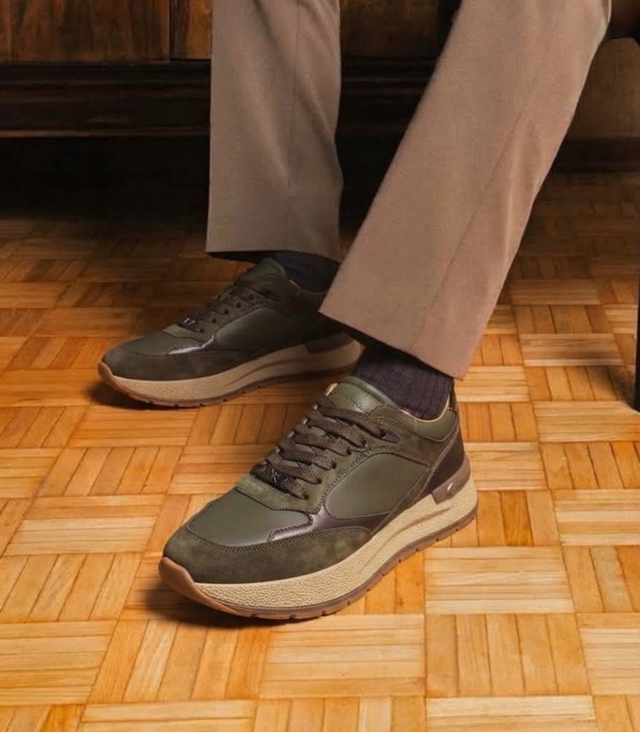 Terra Raw Kahve Deri Sneaker
