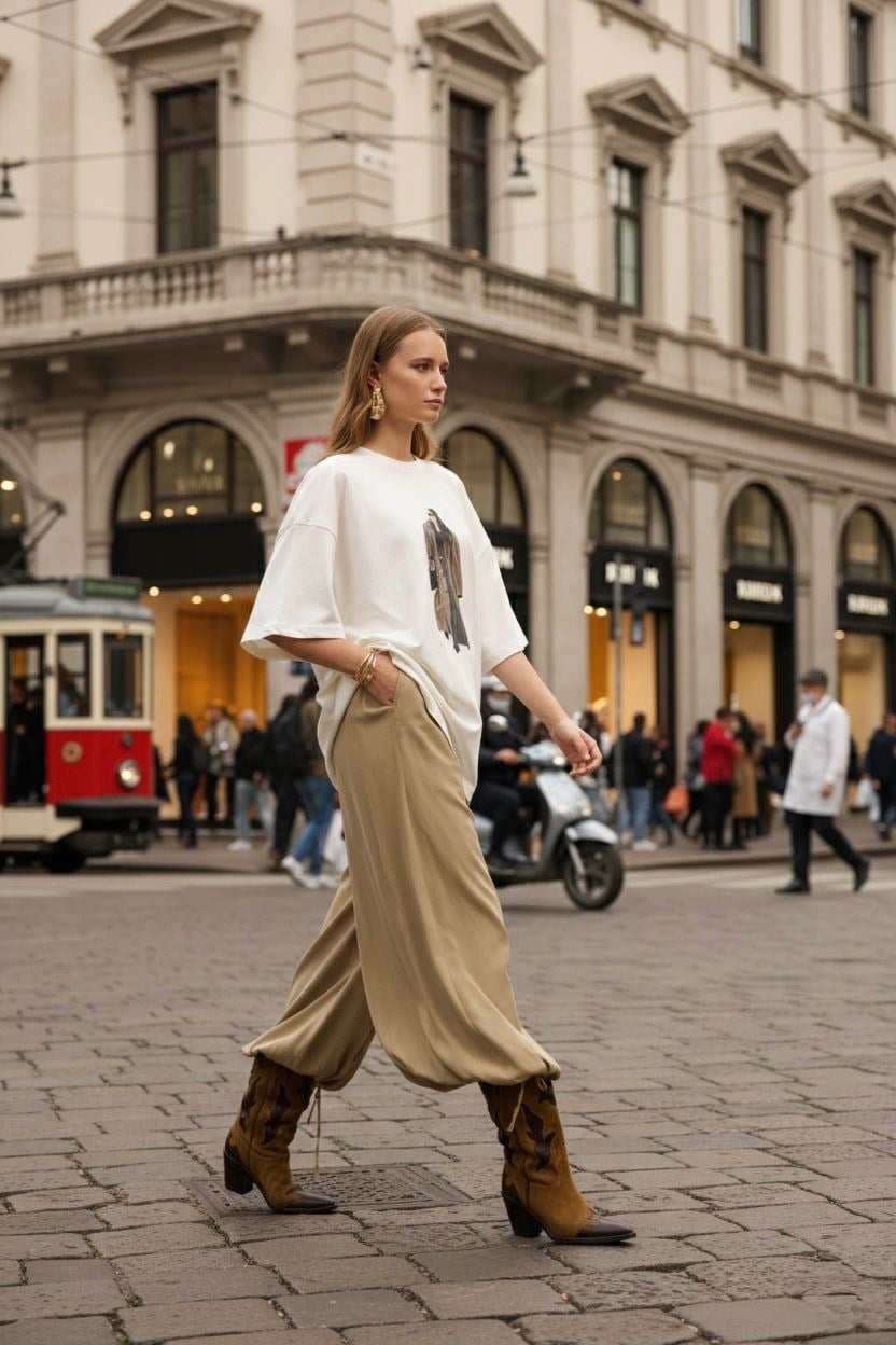 Bol Saten Pantalon