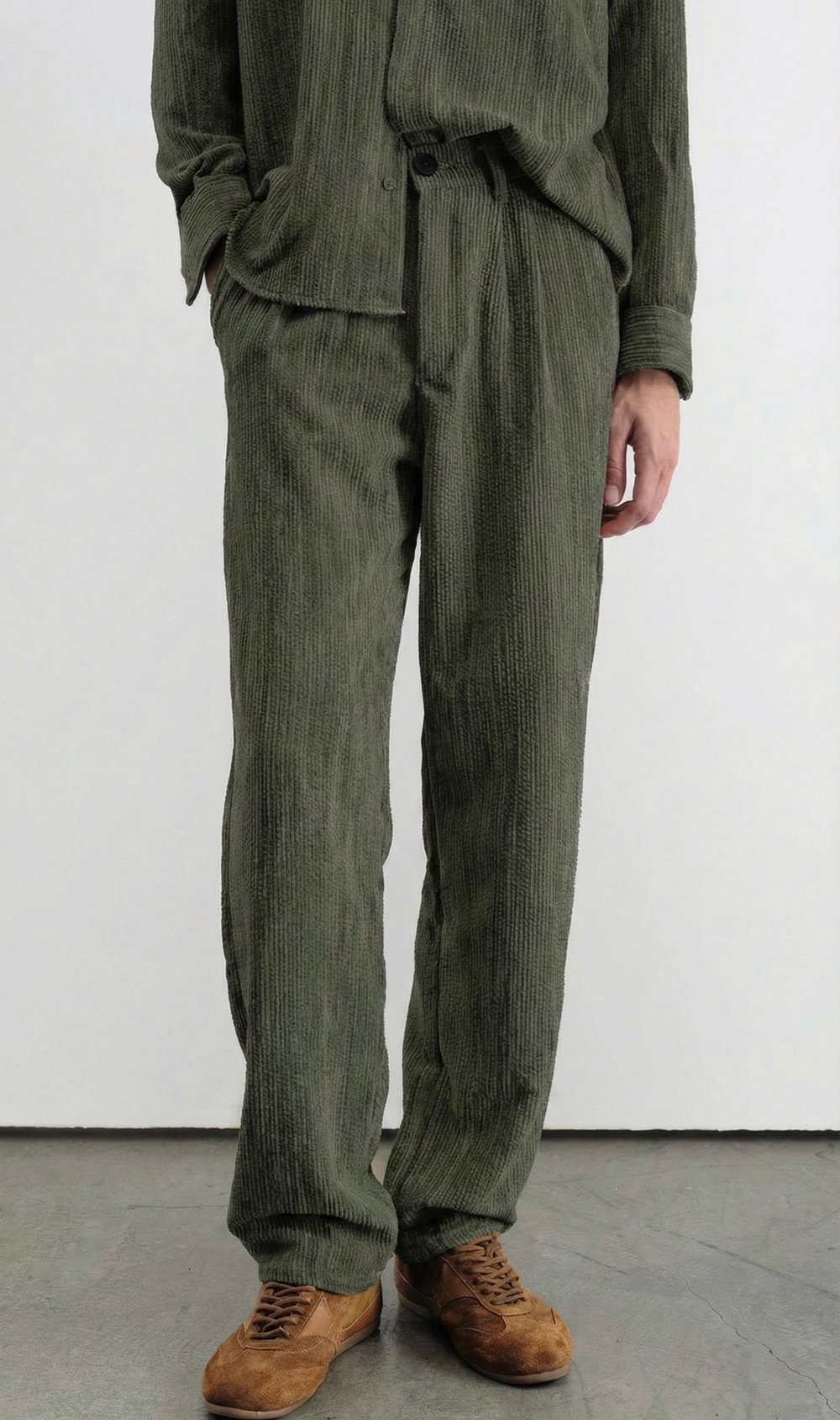 Kadife Pileli Pant