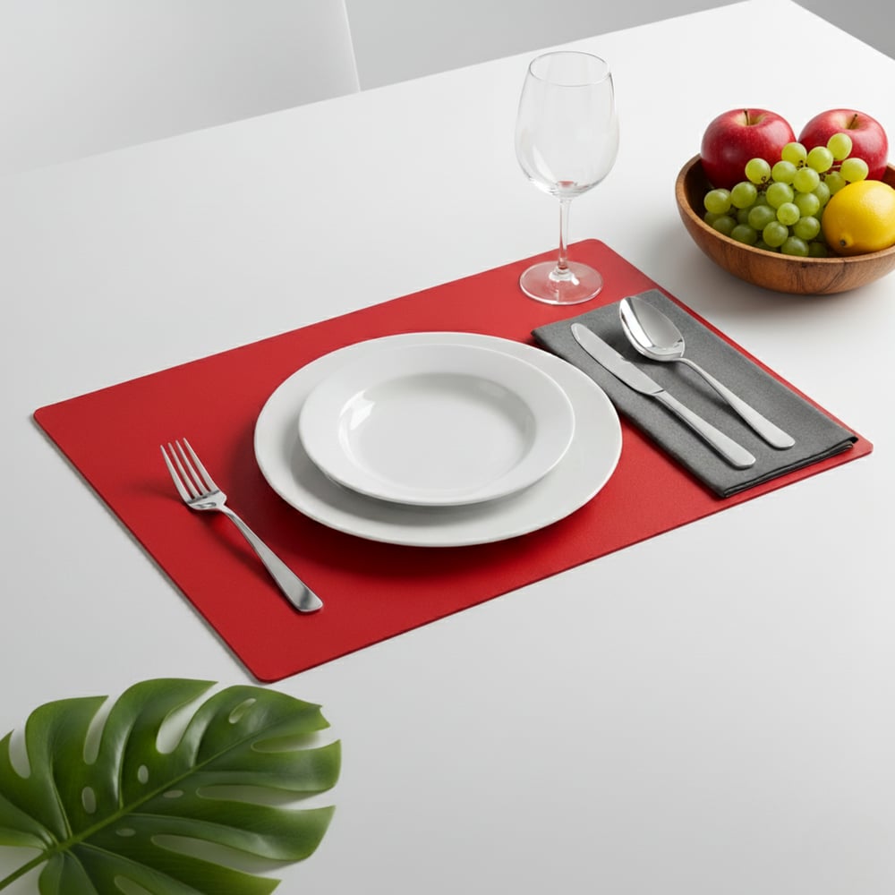 Toptan Kırmızı Amerikan Servis 33x44 cm – Dikdörtgen