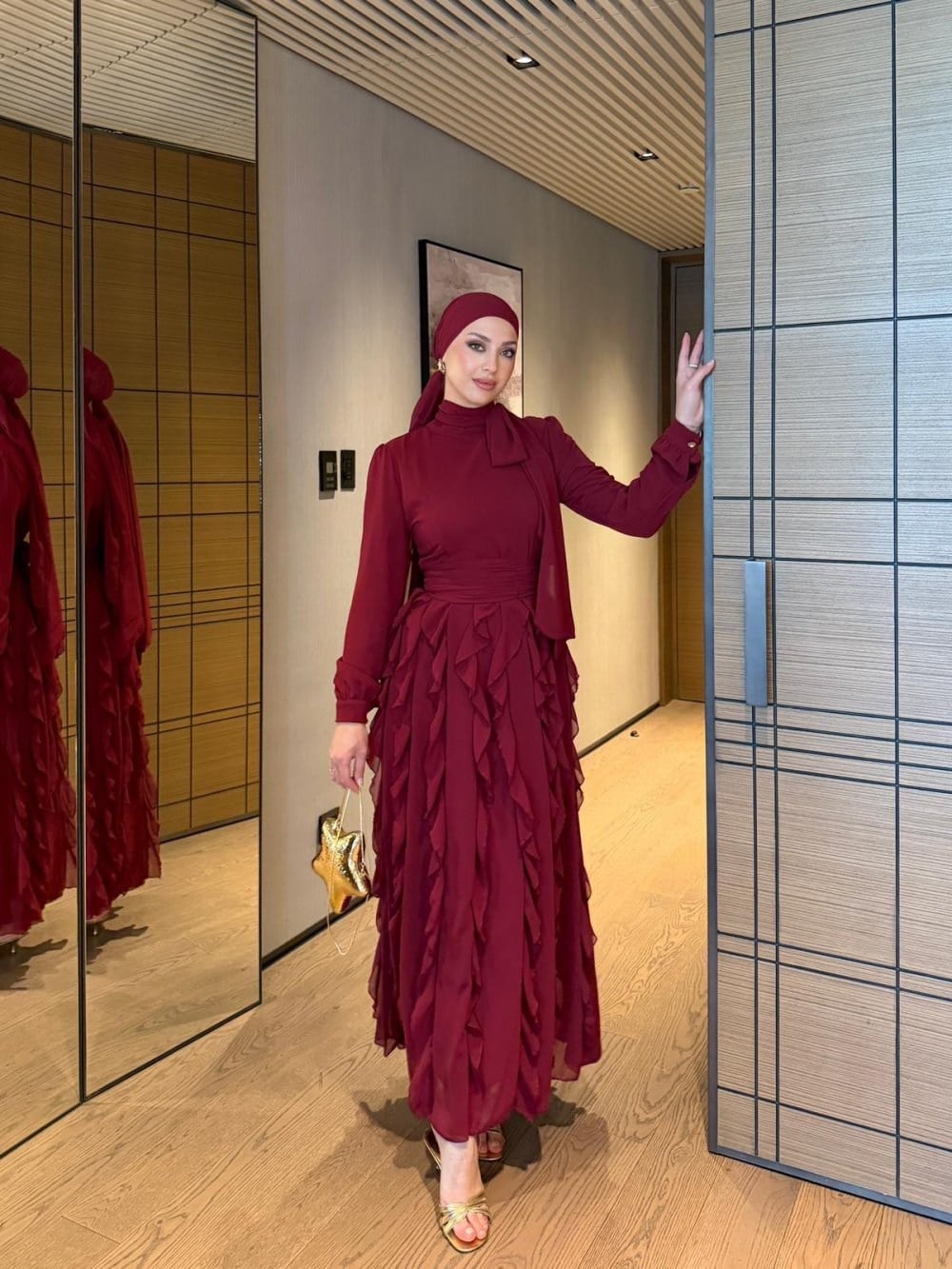 Safiye Elbise Kırmızı