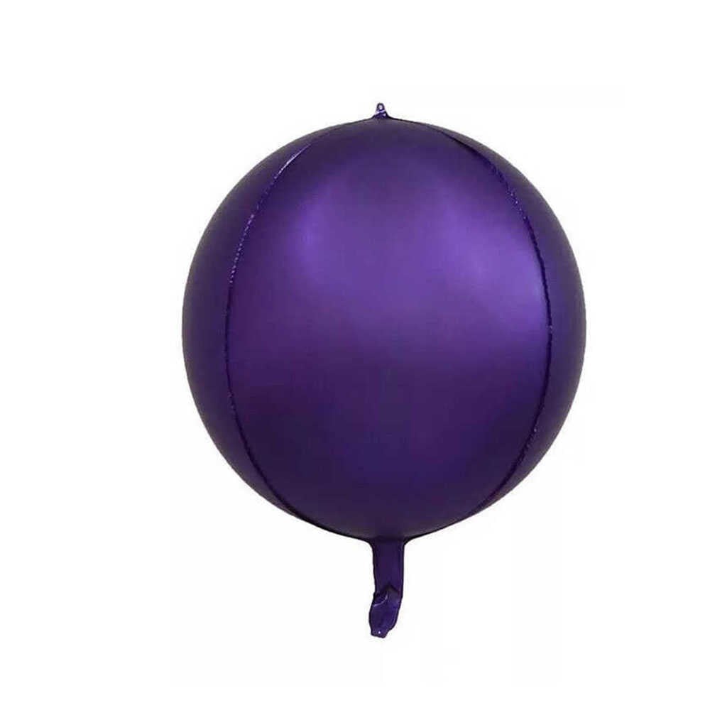 4d Mor Küre Folyo Balon