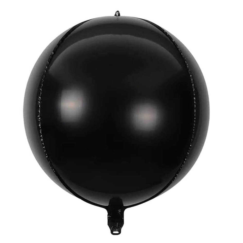 4d Siyah Küre Folyo Balon
