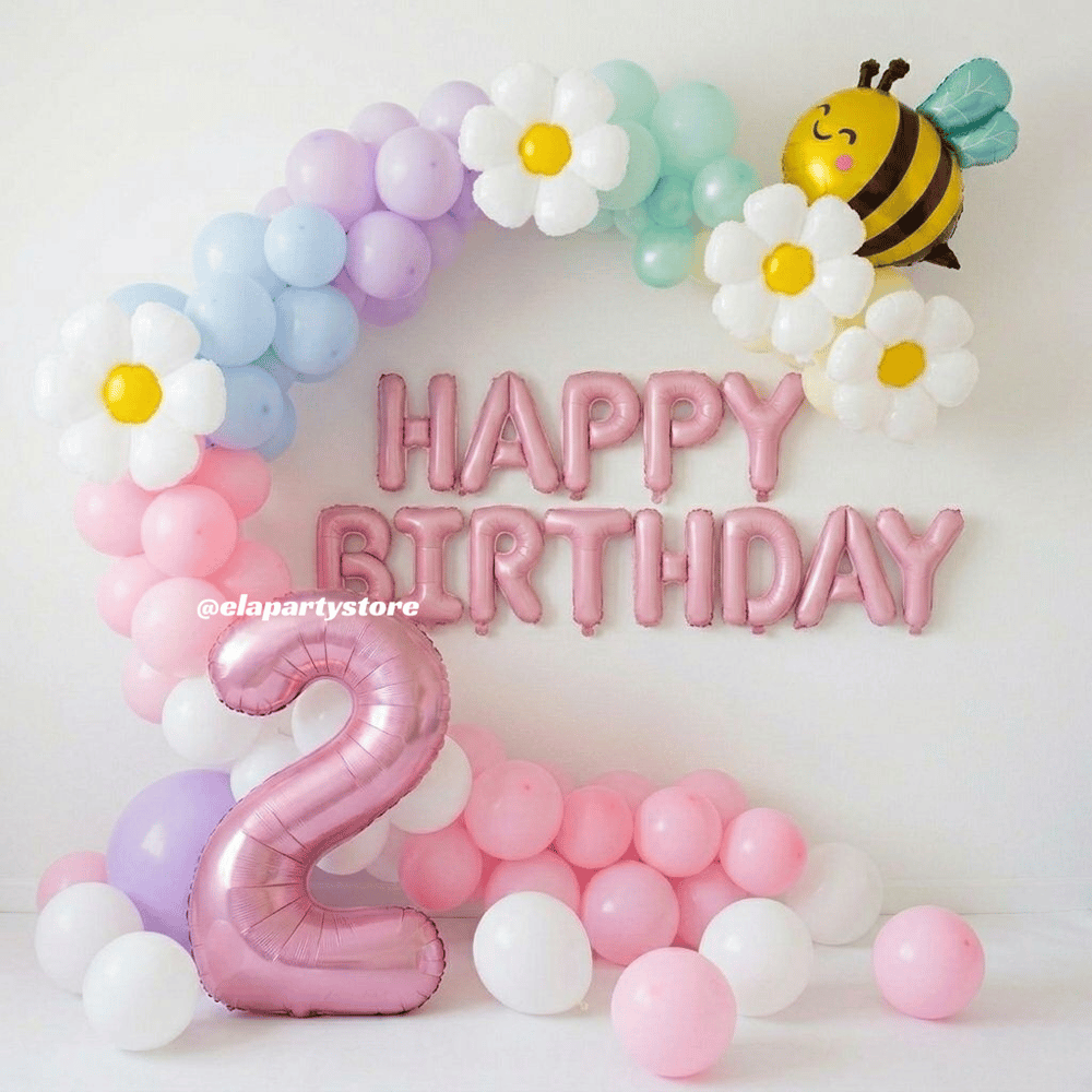 Baharın Tatlı Arısı Zincir Balon Konsept