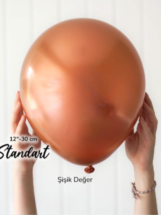 Bakır Krom Balon (5 Adet)