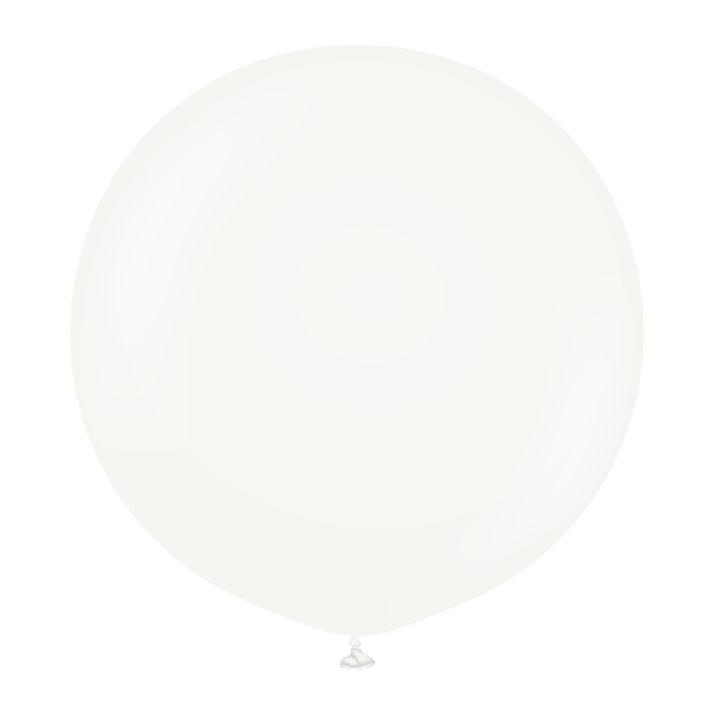Büyük Pastel Beyaz Balon