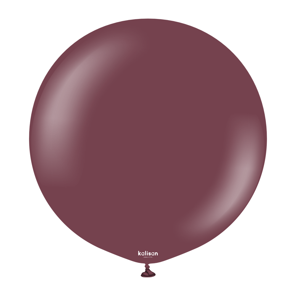 Büyük Pastel Bordo Balon