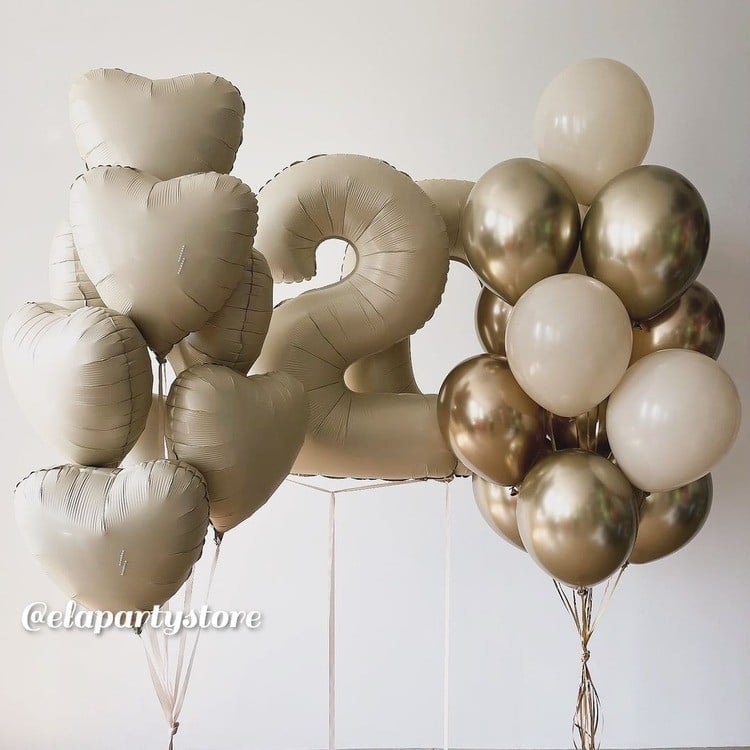 CREAM HEART FOLYO BALON KONSEPT