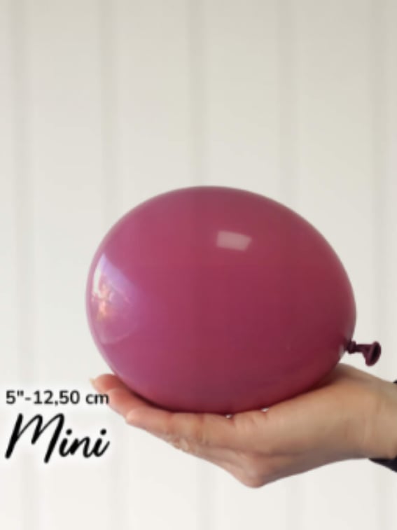Küçük Retro Yaban Çileği Balon (10 Adet)