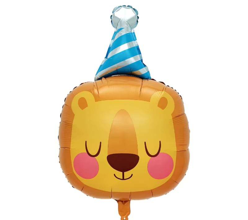 Kukuletalı Aslan Folyo Balon