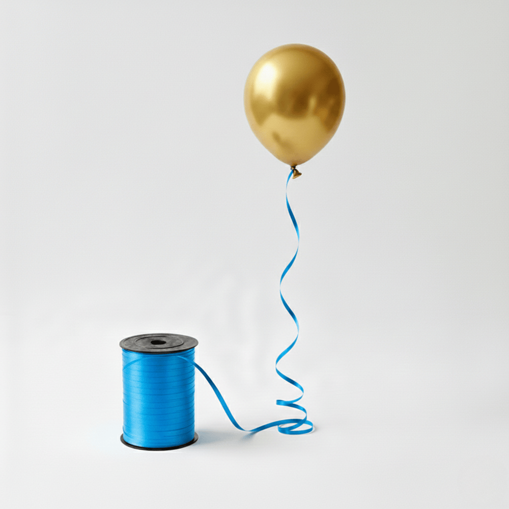 Mavi Rafya Balon İpi 200 Metre