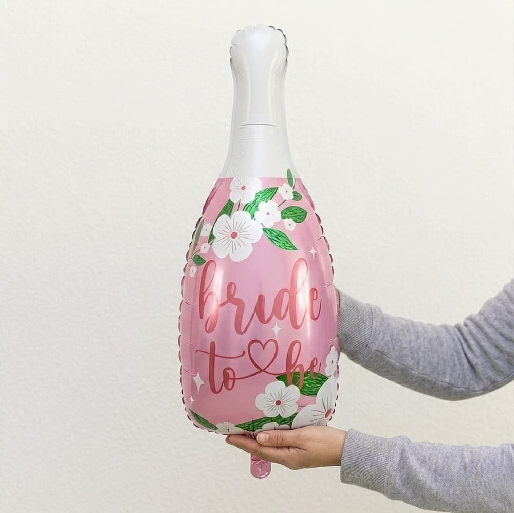 Pembe Bride To Be Şişe  Folyo Balon