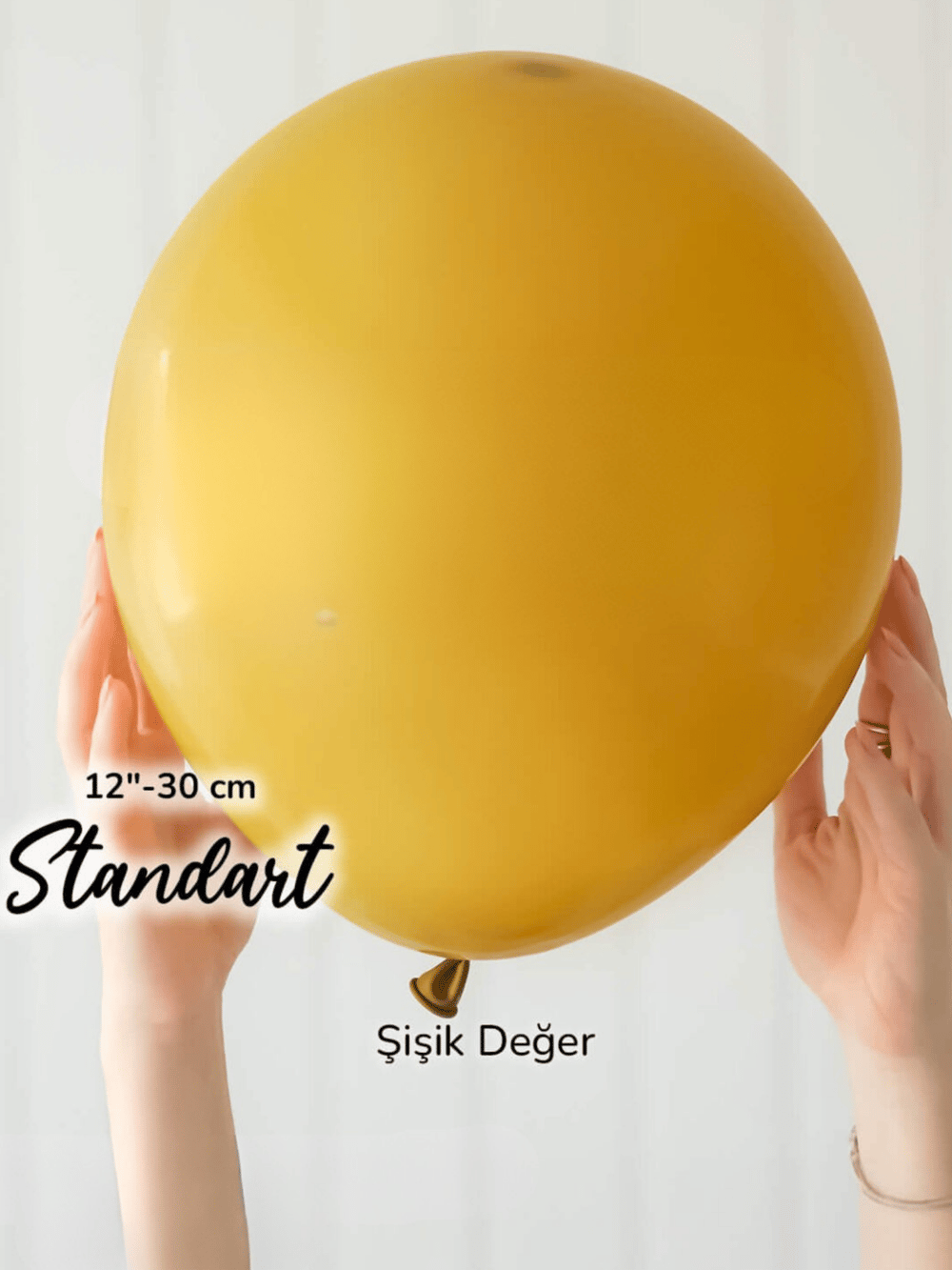Retro Zerdeçal Balon (10 Adet)