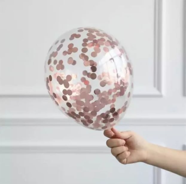Rose Gold Balon İçi Pul