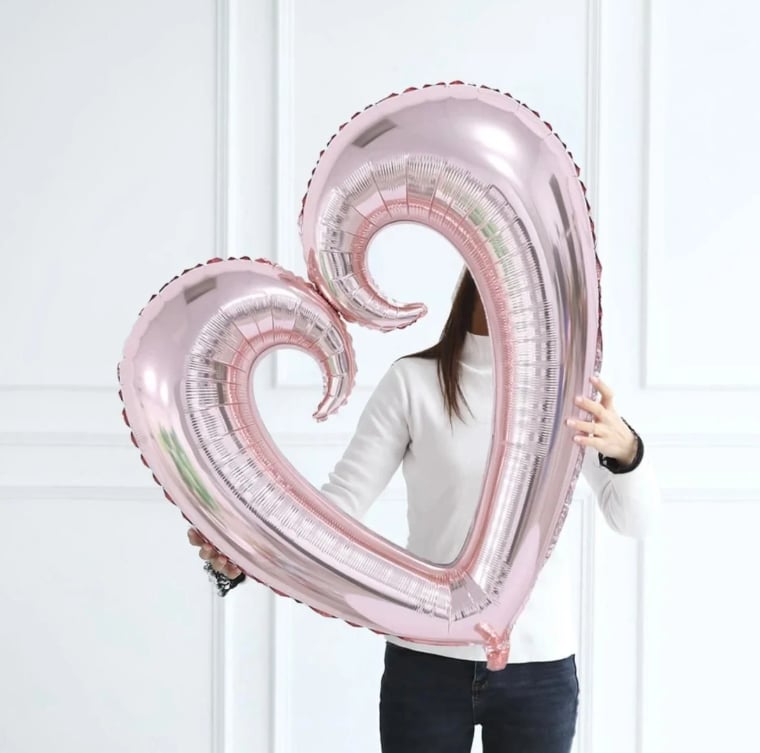 RoseGold İçi Boş Kalp Folyo Balon