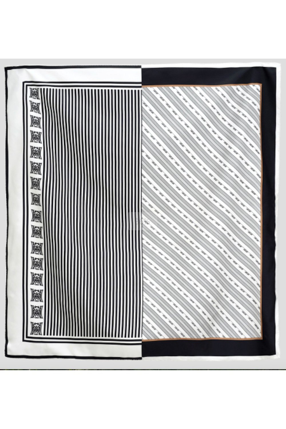 ✨ %100 Saf İpek Twill Eşarp - Özel Tasarım Tok Duruşlu ✨90x90