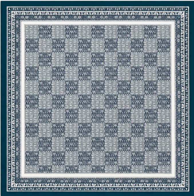 ✨ %100 Saf İpek Twill Eşarp - Özel Tasarım Tok Duruşlu ✨90x90
