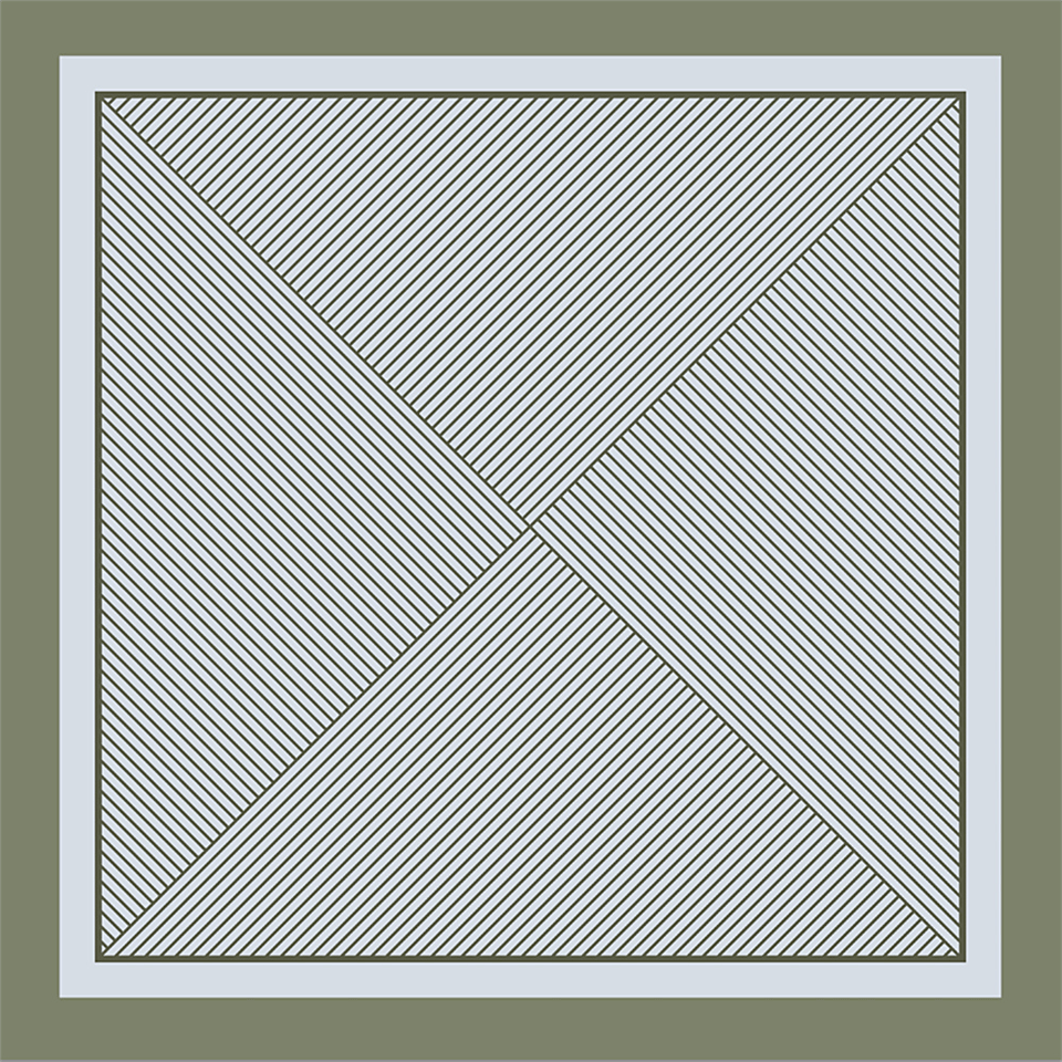 Deserto Fashion 2026 Avantgarde serisi  %100 İpek Twill Eşarp 90x90