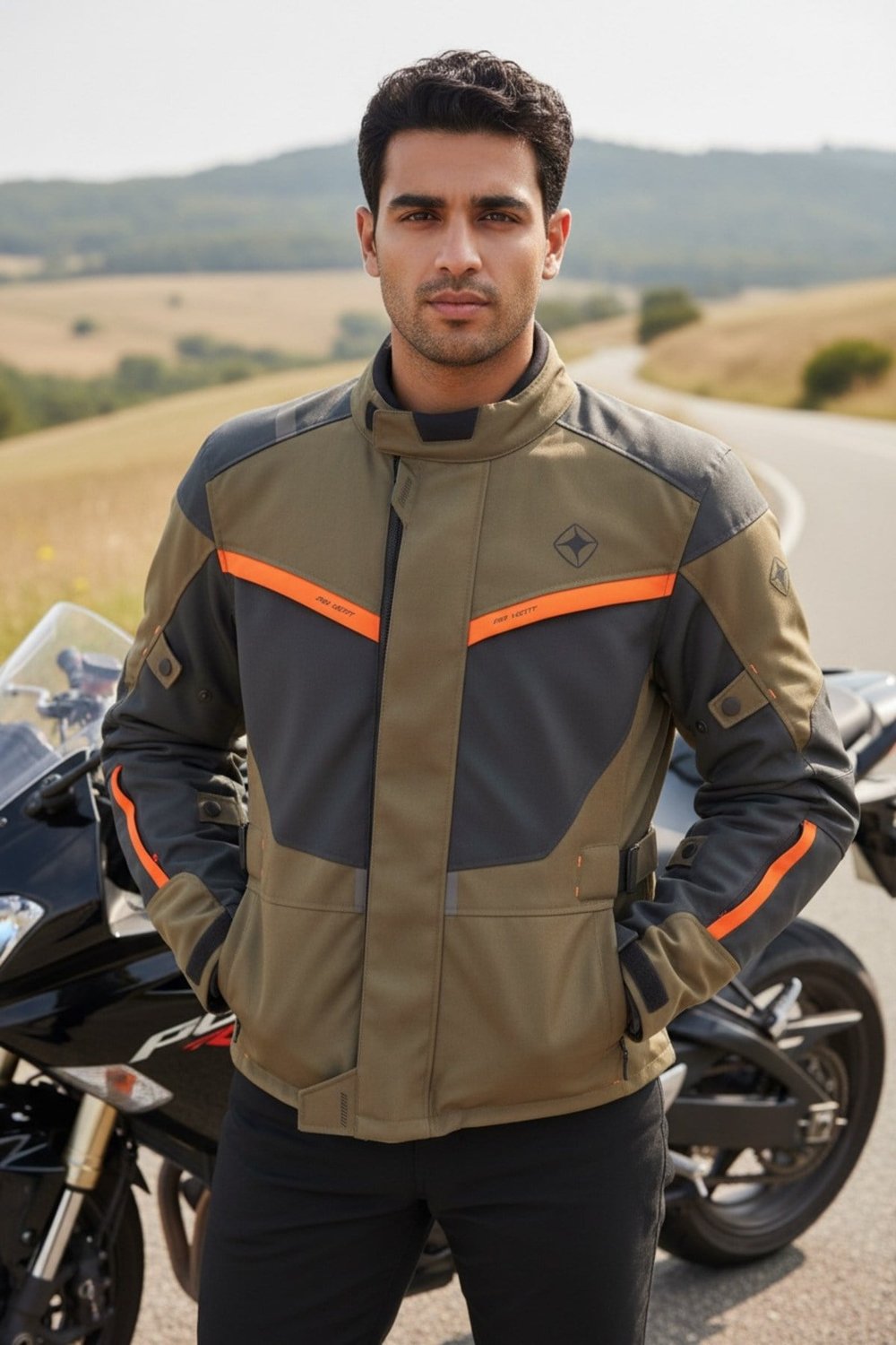 m1..4 Mevsim Ce Level 1 Korumalı Motosiklet Montu